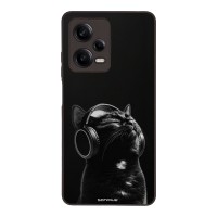 Θήκη Sonique Men's Edition για Xiaomi Redmi Note 12 Pro 5G Audio Kitten - Black