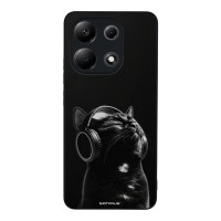 Θήκη Sonique Men's Edition για Xiaomi Redmi Note 13 4G Audio Kitten - Black