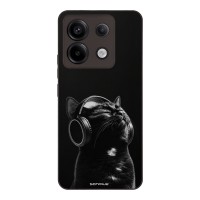 Θήκη Sonique Men's Edition για Xiaomi Redmi Note 13 Pro 5G / Poco X6 5G Audio Kitten - Black