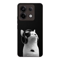 Θήκη Sonique Men's Edition για Xiaomi Redmi Note 13 Pro 5G / Poco X6 5G Audio Kitten - White