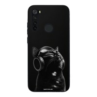 Θήκη Sonique Men's Edition για Xiaomi Redmi Note 8 / Redmi Note 8 2021 Audio Kitten - Black