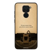 Θήκη Sonique Men's Edition για Xiaomi Redmi Note 9 Old Letter