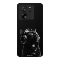 Θήκη Sonique Men's Edition για Xiaomi Xiaomi 13T 5G / Xiaomi 13T Pro 5G Audio Kitten - Black