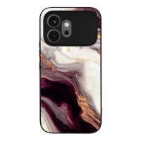 Θήκη Sonique Marble Series για Honor 600 5G Μπορντώ