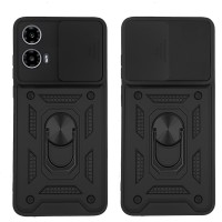 Θήκη Ring Armor CamPro Sonique για Motorola Moto G34 5G Μαύρο