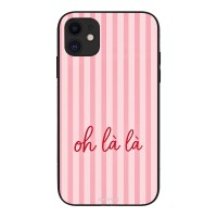 Θήκη Sonique Stripe Stories Series για Apple iPhone 11 Oh La La – Ροζ