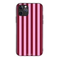 Θήκη Sonique Stripe Stories Series για Apple iPhone 11 Pro Ρίγες Ροζ – Κόκκινο