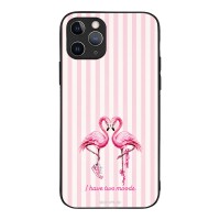 Θήκη Sonique Stripe Stories Series για Apple iPhone 11 Pro Φλαμίνγκο