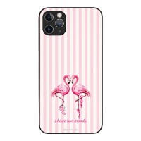 Θήκη Sonique Stripe Stories Series για Apple iPhone 11 Pro Max Φλαμίνγκο