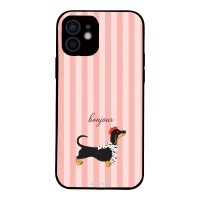 Θήκη Sonique Stripe Stories Series για Apple iPhone 12 Bonjour Puppy