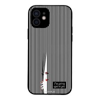 Θήκη Sonique Stripe Stories Series για Apple iPhone 12 Eye on You – Μαύρο
