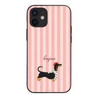 Θήκη Sonique Stripe Stories Series για Apple iPhone 12 mini Bonjour Puppy