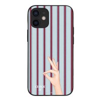 Θήκη Sonique Stripe Stories Series για Apple iPhone 12 mini Clock It