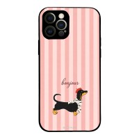 Θήκη Sonique Stripe Stories Series για Apple iPhone 12 Pro Bonjour Puppy