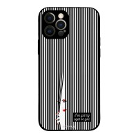 Θήκη Sonique Stripe Stories Series για Apple iPhone 12 Pro Eye on You – Μαύρο
