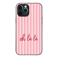 Θήκη Sonique Stripe Stories Series για Apple iPhone 12 Pro Max Oh La La – Ροζ
