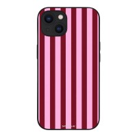 Θήκη Sonique Stripe Stories Series για Apple iPhone 13 Ρίγες Ροζ – Κόκκινο