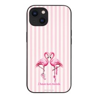 Θήκη Sonique Stripe Stories Series για Apple iPhone 13 Φλαμίνγκο