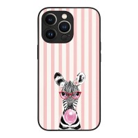 Θήκη Sonique Stripe Stories Series για Apple iPhone 13 Pro Ζέβρα – Τσιχλόφουσκα
