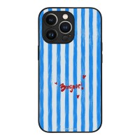 Θήκη Sonique Stripe Stories Series για Apple iPhone 13 Pro Bonjour Blue