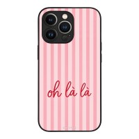 Θήκη Sonique Stripe Stories Series για Apple iPhone 13 Pro Oh La La – Ροζ