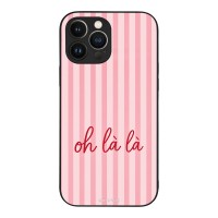 Θήκη Sonique Stripe Stories Series για Apple iPhone 13 Pro Max Oh La La – Ροζ