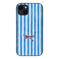 Θήκη Sonique Stripe Stories Series για Apple iPhone 14 Plus Bonjour Blue