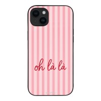 Θήκη Sonique Stripe Stories Series για Apple iPhone 14 Plus Oh La La – Ροζ
