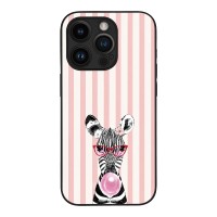 Θήκη Sonique Stripe Stories Series για Apple iPhone 14 Pro Ζέβρα – Τσιχλόφουσκα
