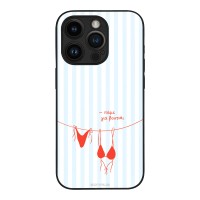 Θήκη Sonique Stripe Stories Series για Apple iPhone 14 Pro Πάμε για Βουτιά;