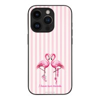 Θήκη Sonique Stripe Stories Series για Apple iPhone 14 Pro Φλαμίνγκο
