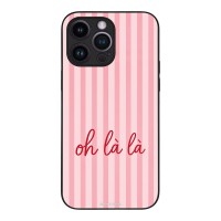 Θήκη Sonique Stripe Stories Series για Apple iPhone 14 Pro Max Oh La La – Ροζ