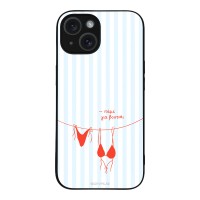 Θήκη Sonique Stripe Stories Series για Apple iPhone 15 Πάμε για Βουτιά;