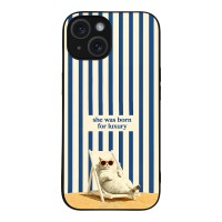 Θήκη Sonique Stripe Stories Series για Apple iPhone 15 Born for Luxury