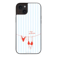 Θήκη Sonique Stripe Stories Series για Apple iPhone 15 Plus Πάμε για Βουτιά;