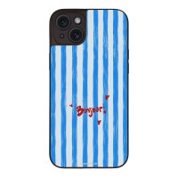 Θήκη Sonique Stripe Stories Series για Apple iPhone 15 Plus Bonjour Blue