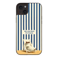 Θήκη Sonique Stripe Stories Series για Apple iPhone 15 Plus Born for Luxury
