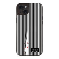 Θήκη Sonique Stripe Stories Series για Apple iPhone 15 Plus Eye on You – Μαύρο