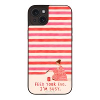Θήκη Sonique Stripe Stories Series για Apple iPhone 15 Plus Feed Your Ego