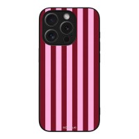Θήκη Sonique Stripe Stories Series για Apple iPhone 15 Pro Ρίγες Ροζ – Κόκκινο