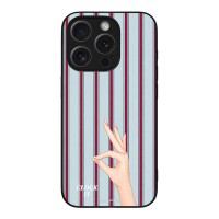 Θήκη Sonique Stripe Stories Series για Apple iPhone 15 Pro Clock It