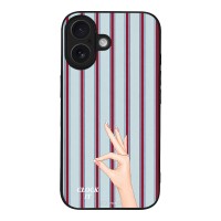 Θήκη Sonique Stripe Stories Series για Apple iPhone 16 Clock It