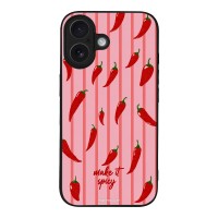 Θήκη Sonique Stripe Stories Series για Apple iPhone 16 Make It Spicy