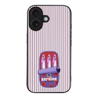 Θήκη Sonique Stripe Stories Series για Apple iPhone 16 Sardine