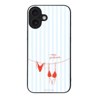 Θήκη Sonique Stripe Stories Series για Apple iPhone 16 Plus Πάμε για Βουτιά;