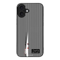 Θήκη Sonique Stripe Stories Series για Apple iPhone 16 Plus Eye on You – Μαύρο