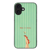Θήκη Sonique Stripe Stories Series για Apple iPhone 16 Plus Martini