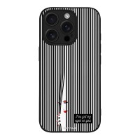 Θήκη Sonique Stripe Stories Series για Apple iPhone 16 Pro Eye on You – Μαύρο