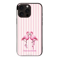 Θήκη Sonique Stripe Stories Series για Apple iPhone 16 Pro Max Φλαμίνγκο