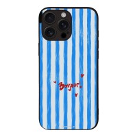Θήκη Sonique Stripe Stories Series για Apple iPhone 16 Pro Max Bonjour Blue